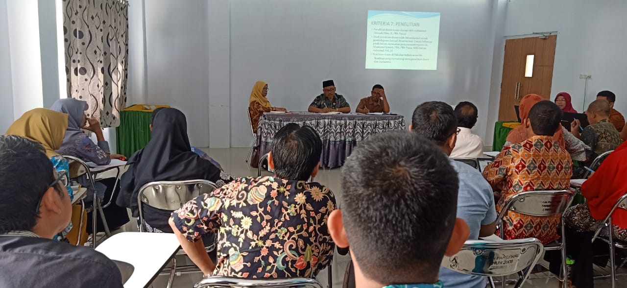 Fakultas Tarbiyah dan LPM Komitmen Wujudkan Akreditasi Unggul