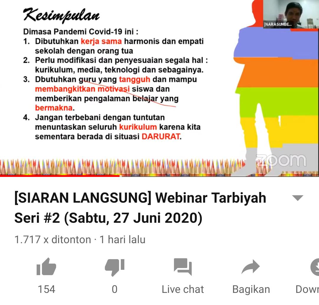 Webinar Fakultas Tarbiyah Bahas Kesiapan Pendidikan Hadapi New Normal Webinar Fakultas Tarbiyah Bahas Kesiapan Pendidikan Hadapi New Normal