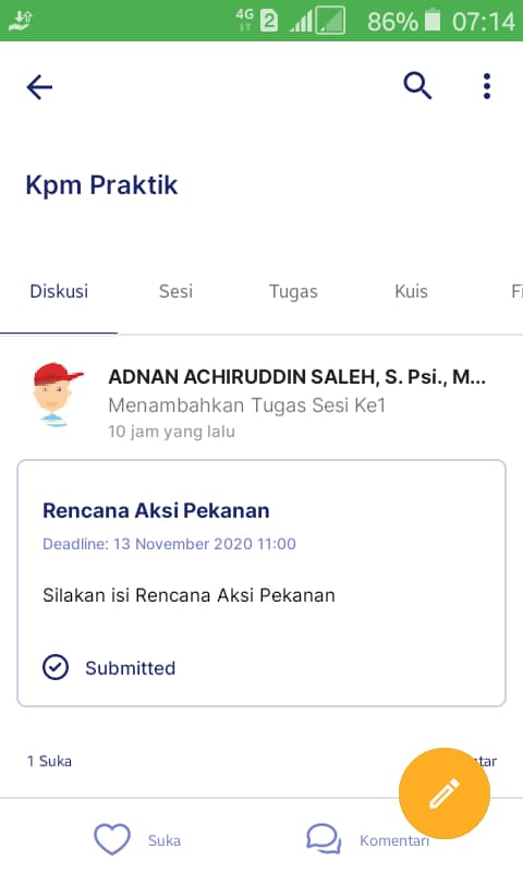 Perdana Proses KPM IAIN Parepare Manfaatkan EDLINK Perdana Proses KPM IAIN Parepare Manfaatkan EDLINK