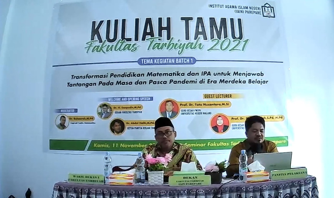 Fakultas Tarbiyah Kuliah Tamu, Menuju Transformasi Merdeka Belajar Fakultas Tarbiyah Kuliah Tamu, Menuju Transformasi Merdeka Belajar
