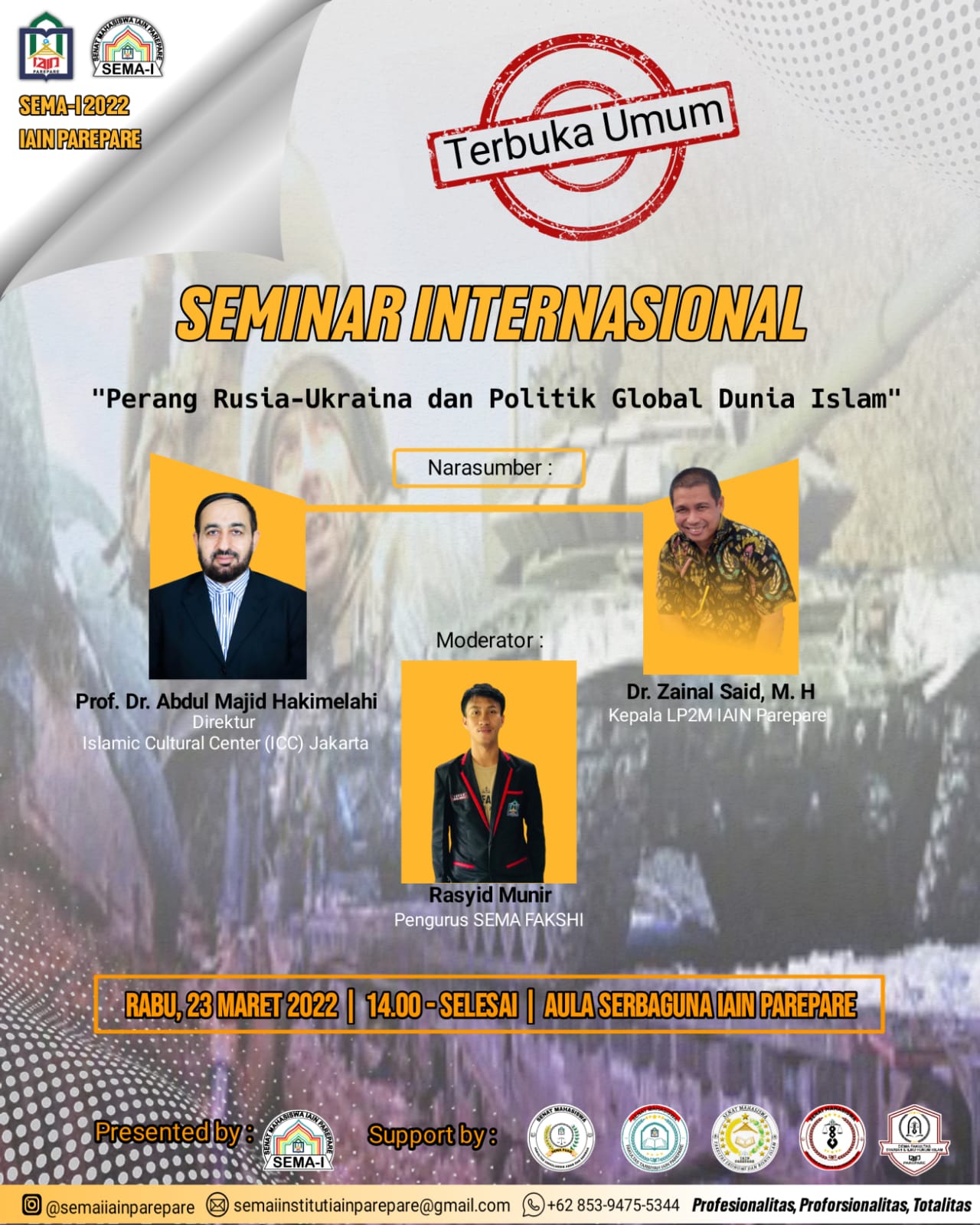 SEMA-I Bahas Politik Global, Hadirkan Direktur IIC Jakarta