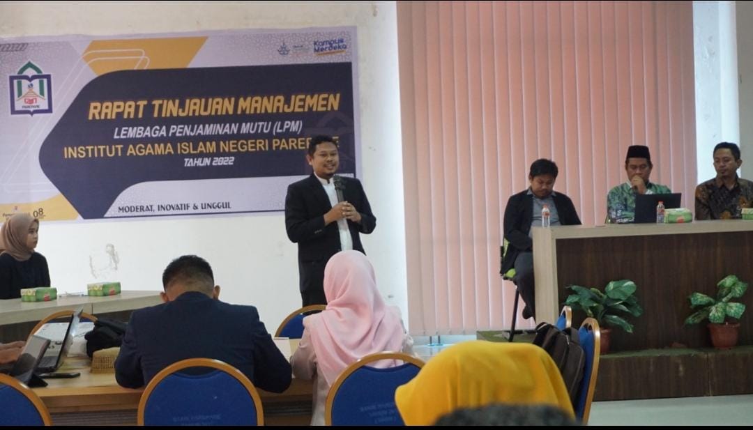 LPM IAIN Parepare Gelar Rapat Tinjauan Manajemen